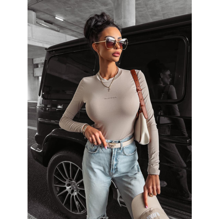 BLUZKA Z WISKOZY ROXANNA BEIGE