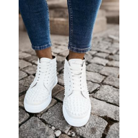 BUTY MĘSKIE EKO SKÓRA ELBA WHITE