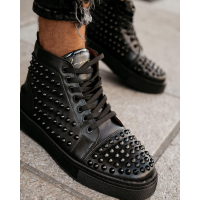 BUTY MĘSKIE EKO SKÓRA ELBA BLACK