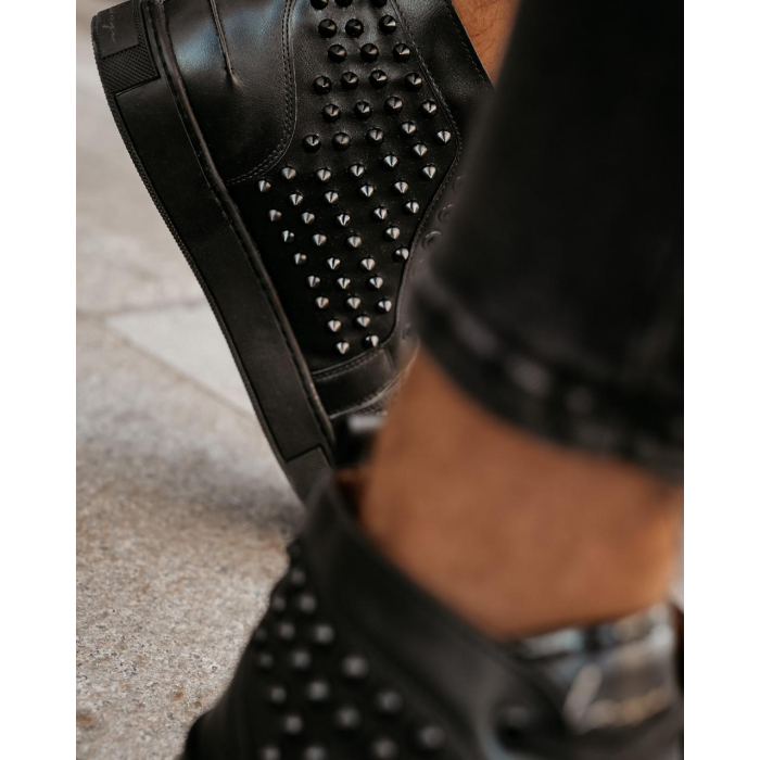BUTY MĘSKIE EKO SKÓRA ELBA BLACK