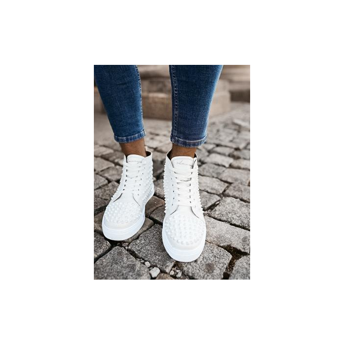 BUTY MĘSKIE EKO SKÓRA ELBA WHITE