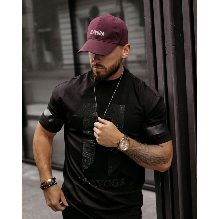 CZAPKA Z DASZKIEM UNISEX MAN MASIS BORDO