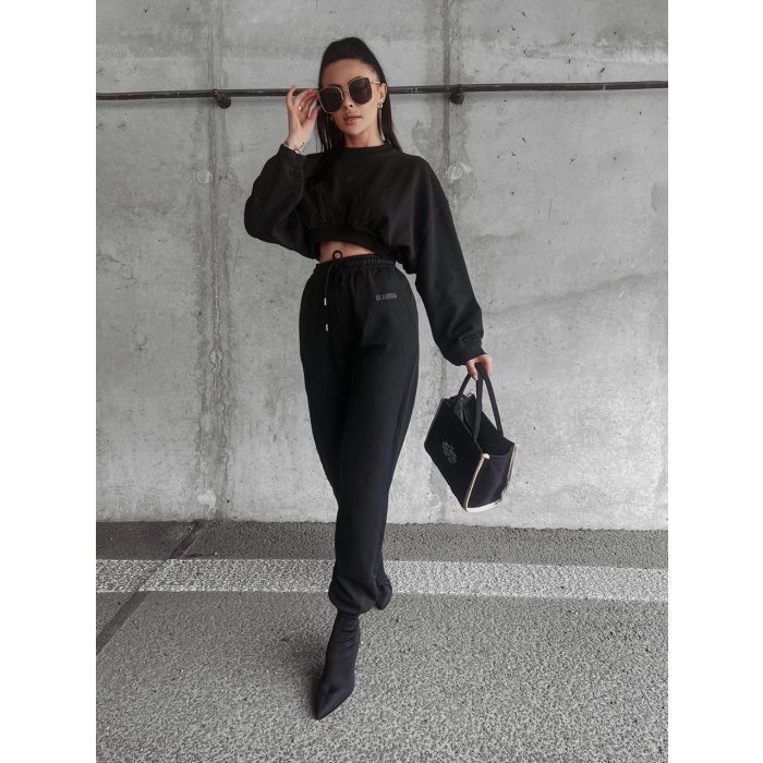 KOMPLET DRES BAWEŁNIANY LORES BLACK