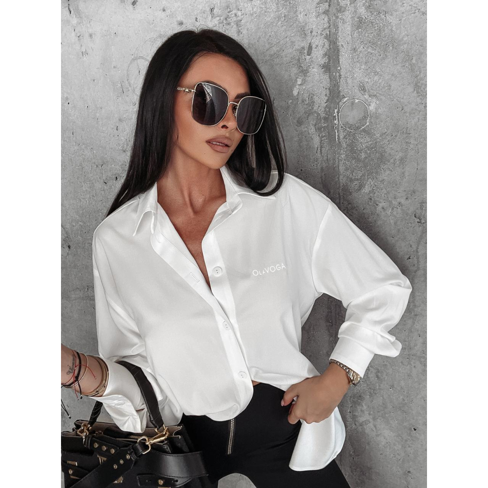 KOSZULA DAMSKA OVERSIZE OLAVOGA RETA ECRU KOSZULA DAMSKA OVERSIZE OLAVOGA RETA ECRU