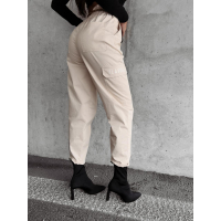 SPODNIE BOJÓWKI CARGO ZELIA BEIGE