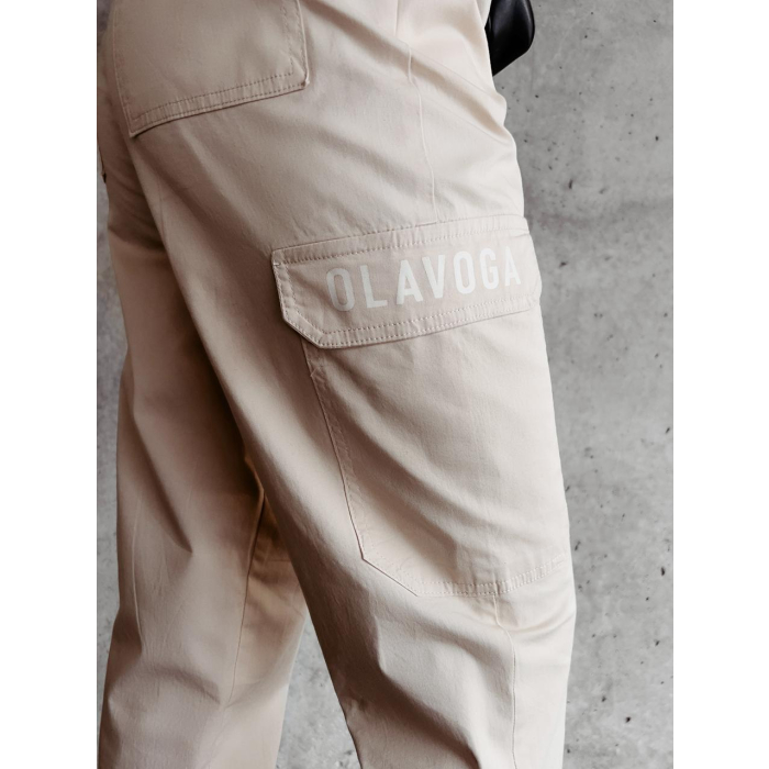 SPODNIE BOJÓWKI CARGO ZELIA BEIGE