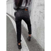 SPODNIE JEANSOWE DENIM Z PRZETARCIAMI LASTRO BLACK