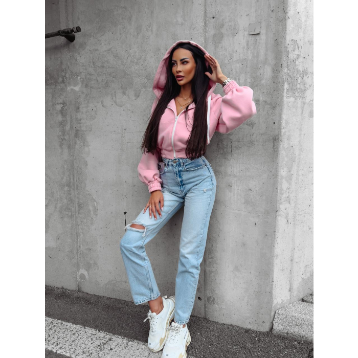 SPODNIE JEANSOWE DENIM Z PRZETARCIAMI LASTRO BLUE