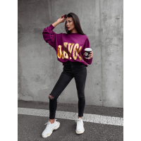 SPODNIE JEANSOWE FIT MOM Z PRZETARCIAMI FUTURE BLACK