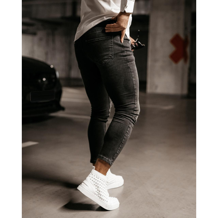 SPODNIE JEANSOWE MĘSKIE CLARK BLACK