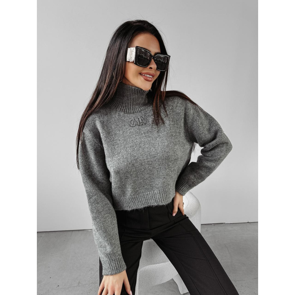 SWETER GOLF OLAVOGA LEILA DARK GRAY