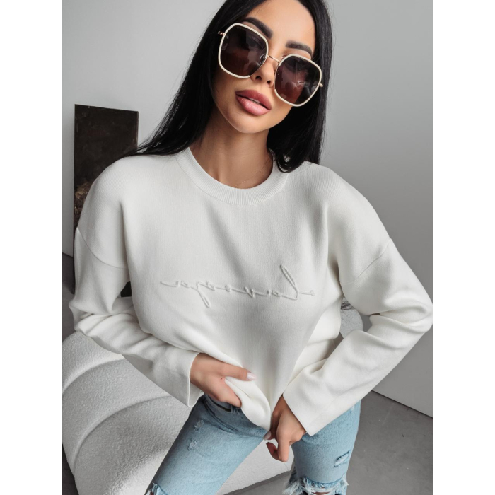 SWETER HAFT OLAVOGA NELL ECRU
