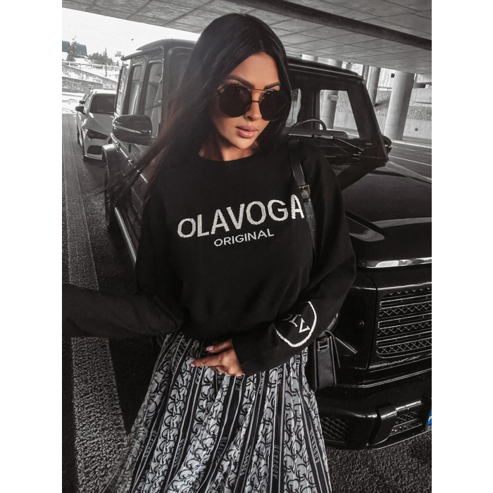 SWETER OLAVOGA KASUMI BLACK