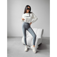 SWETER OLAVOGA LOVE LOCO ECRU