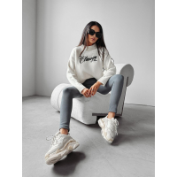 SWETER OLAVOGA LOVE LOCO ECRU