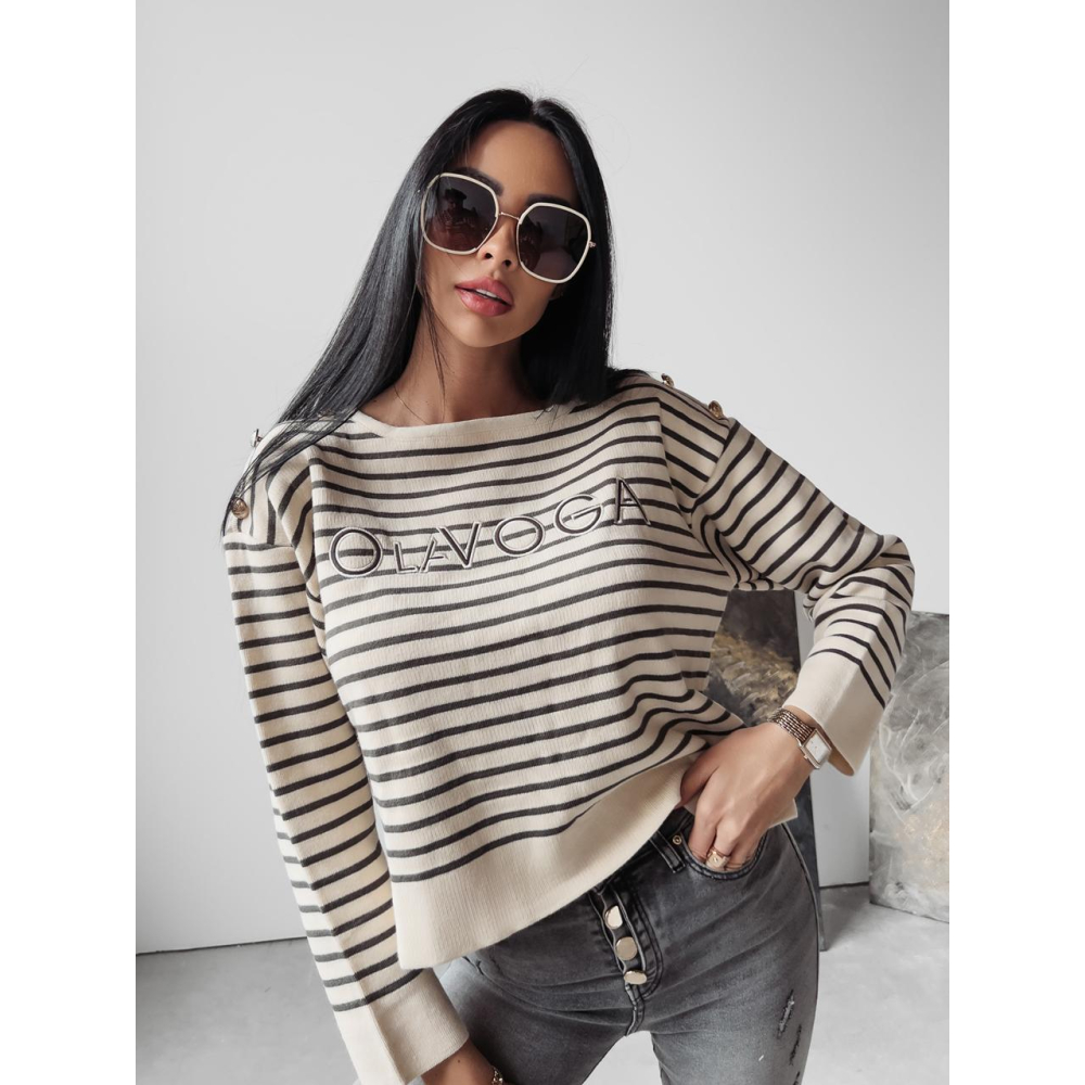 SWETER PASY HAFT OLAVOGA CAMILA GRAY