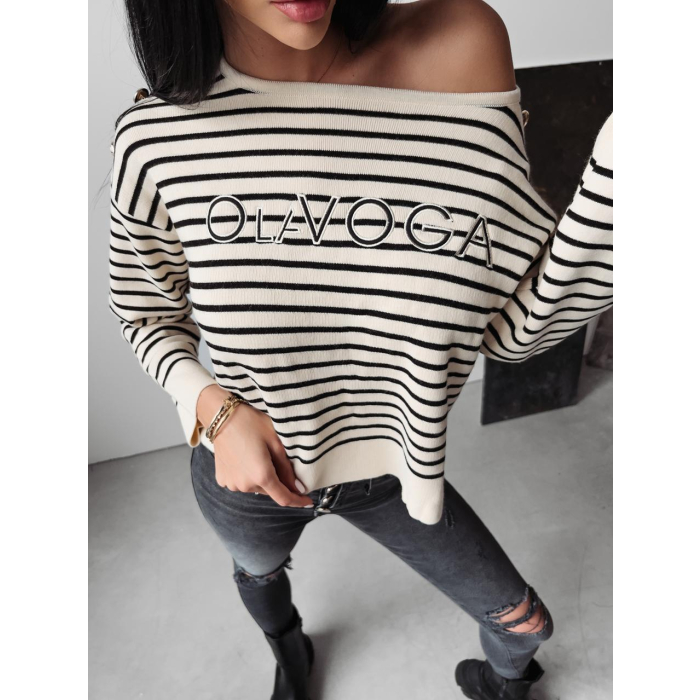 SWETER PASY HAFT OLAVOGA CAMILA BLACK