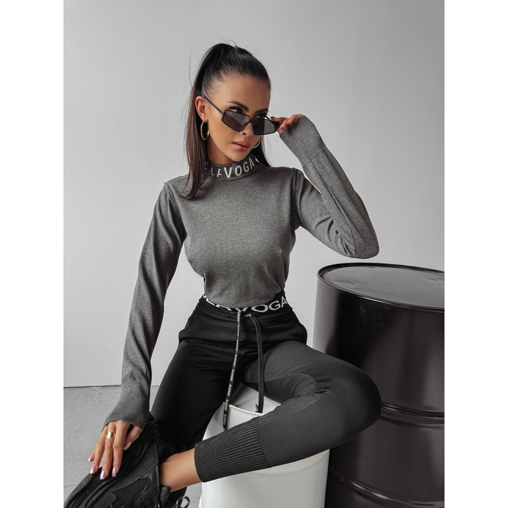 SWETER PÓŁGOLF OLAVOGA CATH DARK GRAY