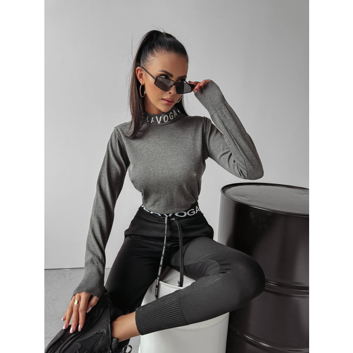 SWETER PÓŁGOLF OLAVOGA CATH DARK GRAY