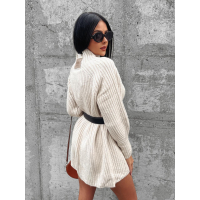SWETER TUNIKA OVERSIZE LOPE BEIGE
