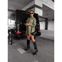 SWETER TUNIKA OVERSIZE LOPE KHAKI
