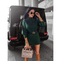 SWETER TUNIKA OVERSIZE LOPE GREEN