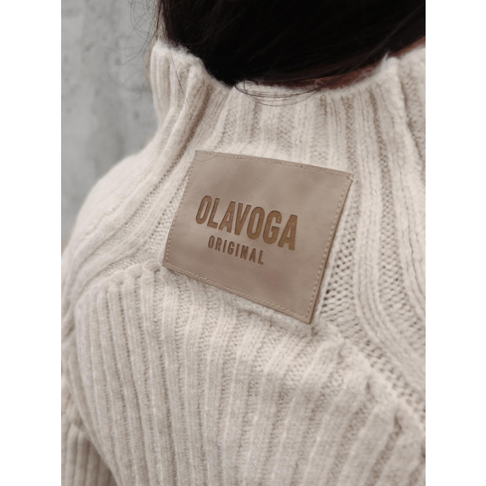 SWETER TUNIKA OVERSIZE LOPE BEIGE
