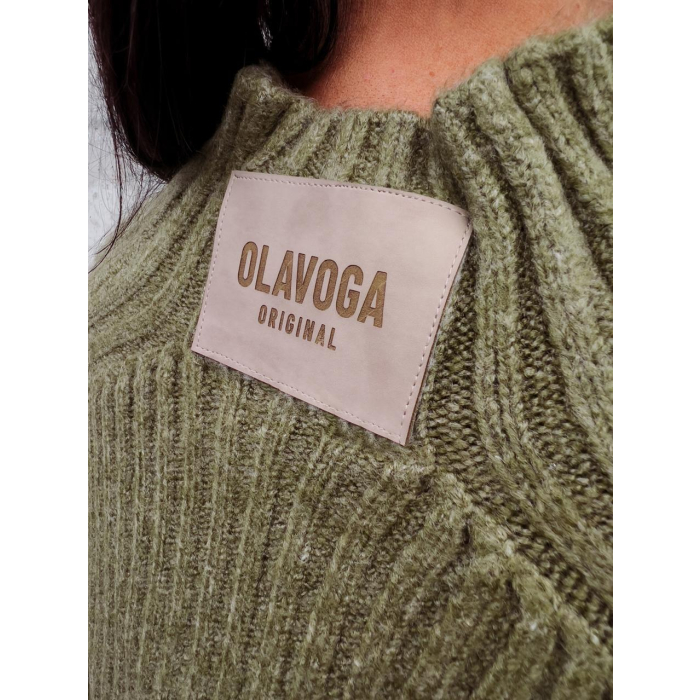 SWETER TUNIKA OVERSIZE LOPE KHAKI