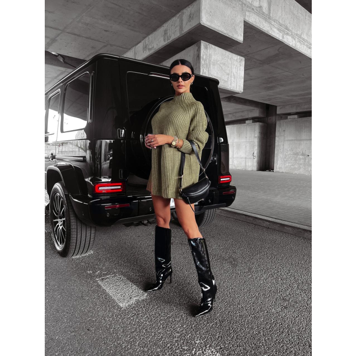 SWETER TUNIKA OVERSIZE LOPE KHAKI