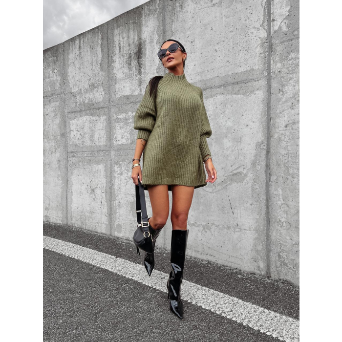 SWETER TUNIKA OVERSIZE LOPE KHAKI
