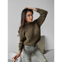 SWETER Z GOLFEM GOLD OLAVOGA MAEVE KHAKI