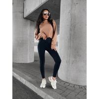 SWETER Z PÓŁGOLFEM OLAVOGA ENNA DARK BEIGE