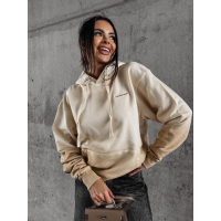 BLUZA DRESOWA DAMSKA BAWEŁNIANA HOODIE OMBRE OLAVOGA FADE BEIGIE