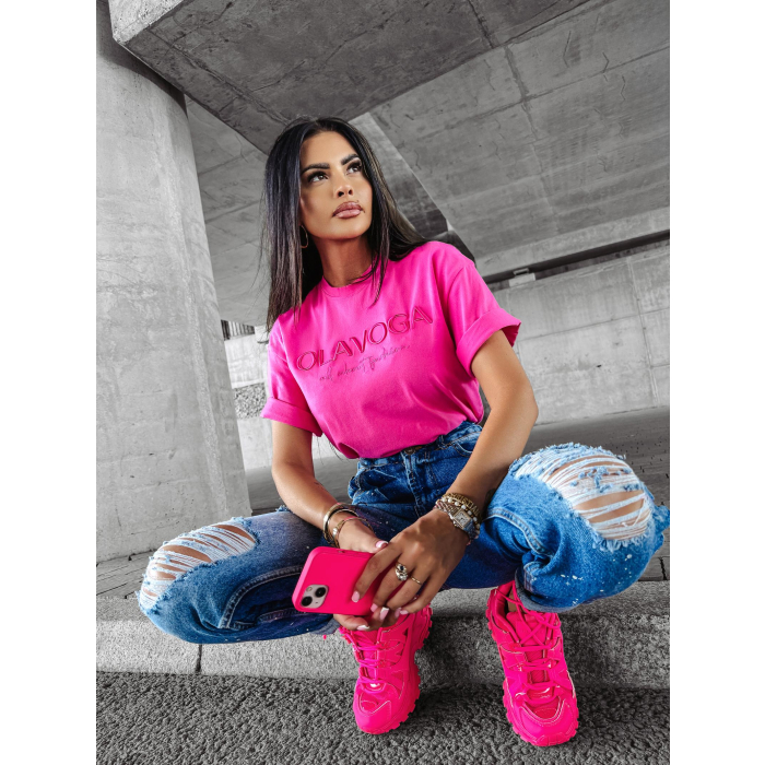 BUTY DAMSKIE SNEAKERSY OLAVOGA SHOES ICONIC NEON PINK