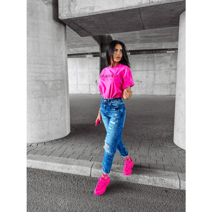 BUTY DAMSKIE SNEAKERSY OLAVOGA SHOES ICONIC NEON PINK