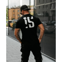 BLUZKA T-SHIRT MĘSKI 15 OLAVOGA MEN BRAKE BLACK