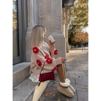 BUTY DAMSKIE ŚNIEGOWCE FUTERKO OLAVOGA SHOES BAILA BEIGIE