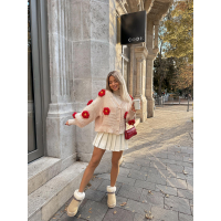 BUTY DAMSKIE ŚNIEGOWCE FUTERKO OLAVOGA SHOES BAILA BEIGIE