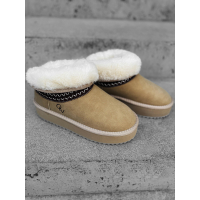 BUTY DAMSKIE ŚNIEGOWCE FUTERKO OLAVOGA SHOES BAILA BEIGIE