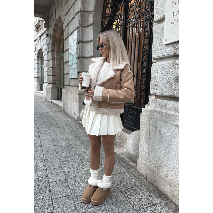 BUTY DAMSKIE ŚNIEGOWCE FUTERKO OLAVOGA SHOES BAILA CARMEL