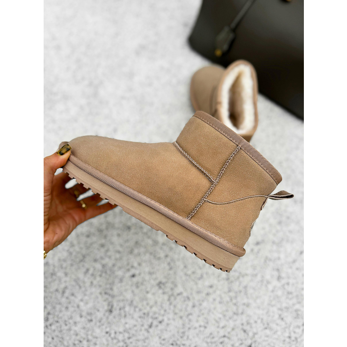 BUTY DAMSKIE ŚNIEGOWCE OLAVOGA SHOES CUSHY BEIGIE