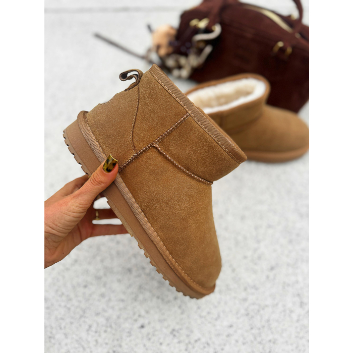 BUTY DAMSKIE ŚNIEGOWCE OLAVOGA SHOES CUSHY CARMEL