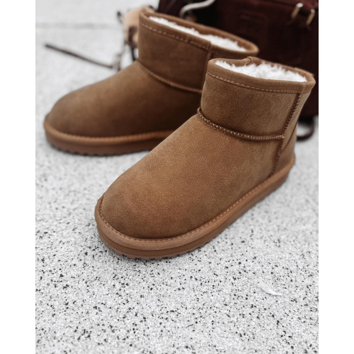 BUTY DAMSKIE ŚNIEGOWCE OLAVOGA SHOES CUSHY CARMEL
