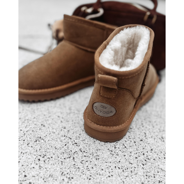 BUTY DAMSKIE ŚNIEGOWCE OLAVOGA SHOES CUSHY CARMEL