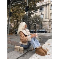 BUTY DAMSKIE ŚNIEGOWCE OLAVOGA SHOES MISTIC BEIGIE