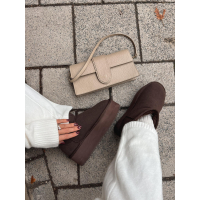 BUTY DAMSKIE ŚNIEGOWCE OLAVOGA SHOES MISTIC BROWN