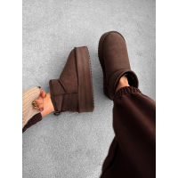 BUTY DAMSKIE ŚNIEGOWCE OLAVOGA SHOES MISTIC BROWN