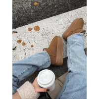 BUTY DAMSKIE ŚNIEGOWCE OLAVOGA SHOES MISTIC BEIGIE