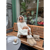 BUTY DAMSKIE ŚNIEGOWCE OLAVOGA SHOES MISTIC BEIGIE