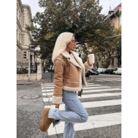 BUTY DAMSKIE ŚNIEGOWCE OLAVOGA SHOES MISTIC BEIGIE